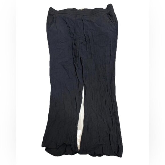 Prana Women’s Drawstring Flowy Black Drawstring Pants Size XS - Picture 1 of 3